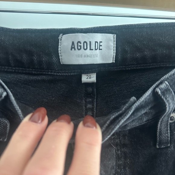 AGOLDE Riley High Rise Straight Crop Jeans - Picture 6 of 8